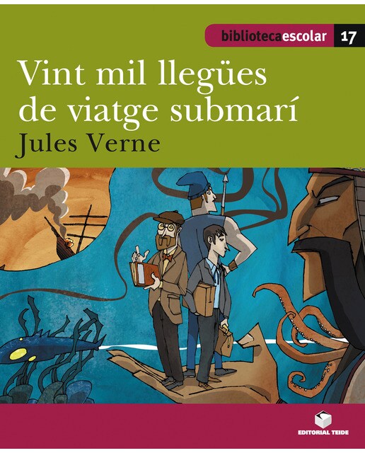 Imagem 0 de Biblioteca Escolar 018 - Vint mil llegües de viatge submarí -Jules Verne- (Capa mole)
