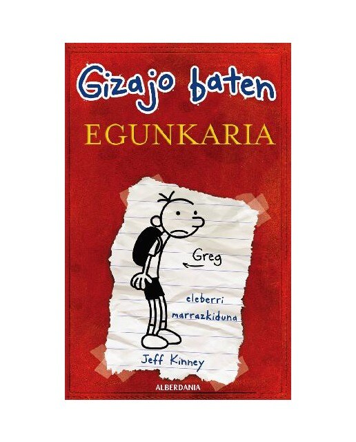 Greg gizajo baten egunkaria (Capa mole com abas) 1