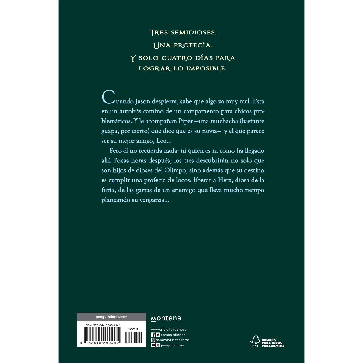 El héroe perdido (Los héroes del Olimpo 1)  (Tapa dura) 2