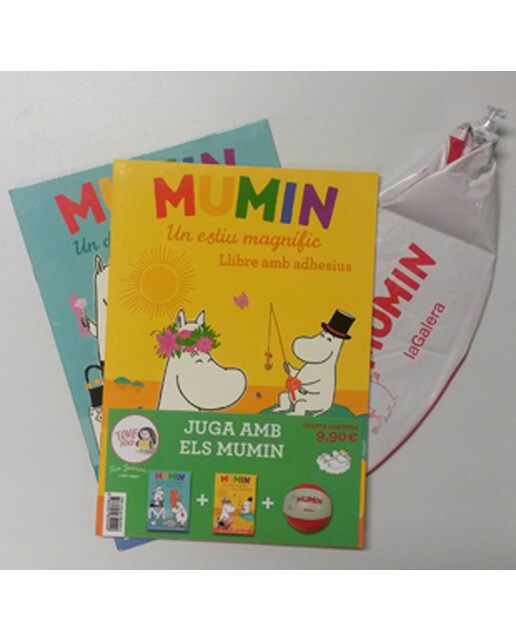 Juga amb els Mumin: Pack d'estiu: dos llibres + pilota de platja