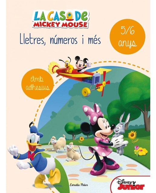 La casa de Mickey Mouse. Lletres, números i més 5-6: Quadern d'activitats d'estiu