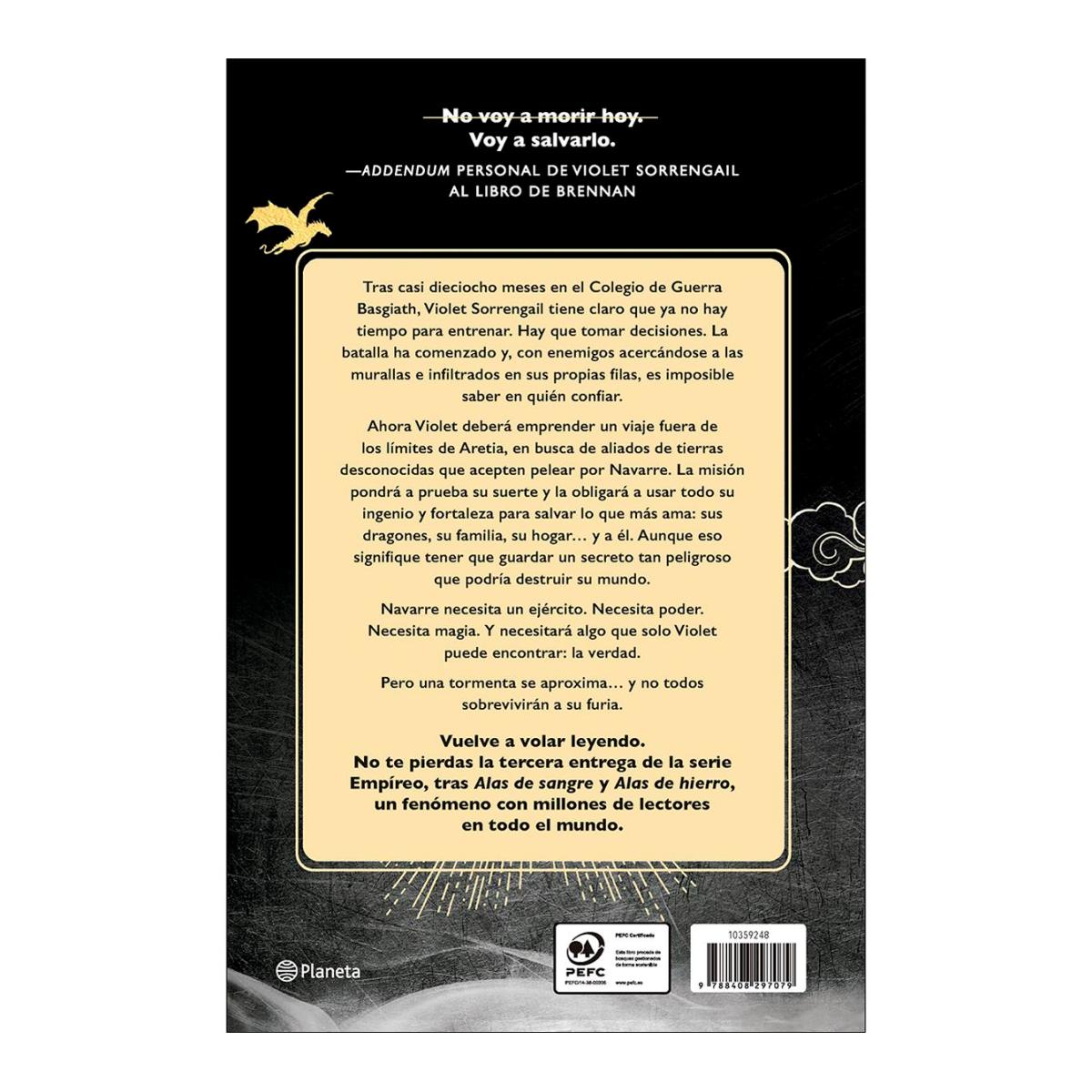 Alas de ónix (Empíreo 3) (Tapa dura) 5