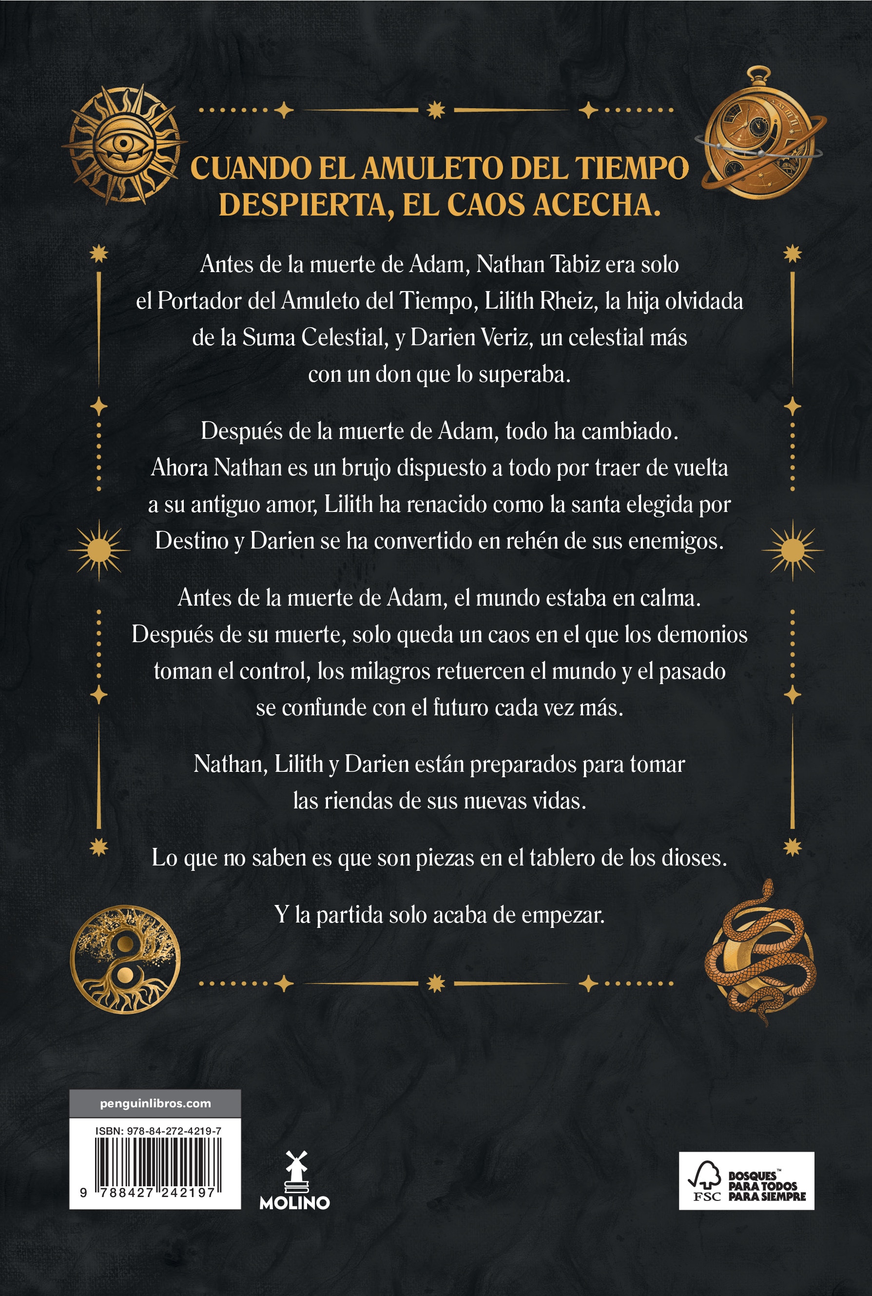 El imperio del caos (Time Keeper 2) (Capa mole) 2