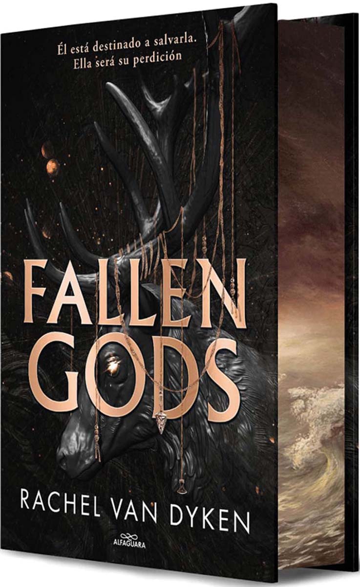Imagem 0 de Fallen Gods (edición especial en tapa dura y con cantos tintados) (Hilos del destino 1): Él está destinado a salvarla. Ella será su perdi (Capa dura)
