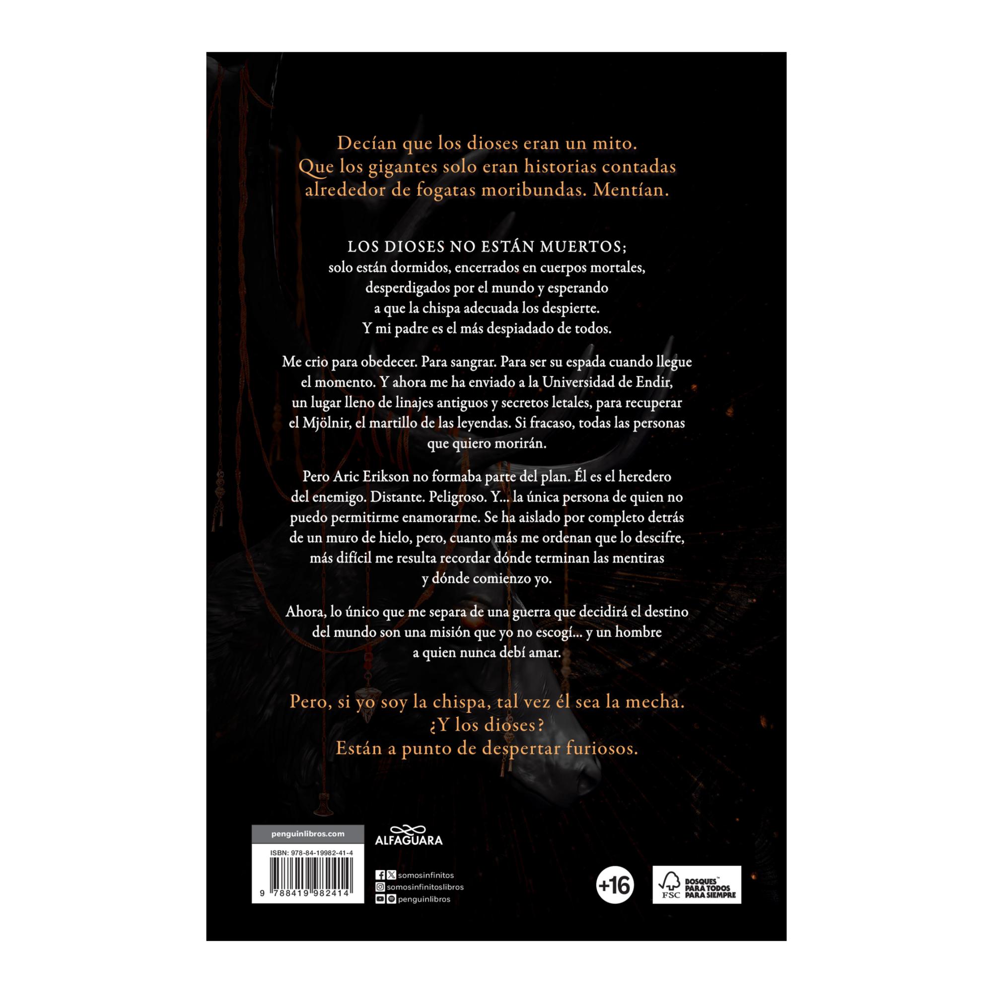 Fallen Gods (edición especial en tapa dura y con cantos tintados) (Hilos del destino 1): Él está destinado a salvarla. Ella será su perdi (Capa dura) 2