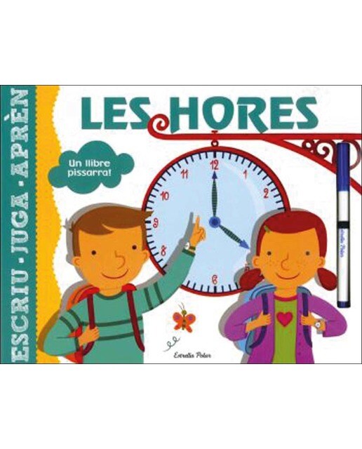 Les hores: Un llibre pissarra!(Tapa dura) 1