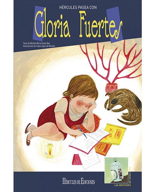 Hércules pasea con Gloria Fuertes
