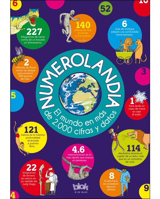 Imagen 1 de Numerolandia. El mundo en más de 2000 cifras y datos  (Tapa dura)