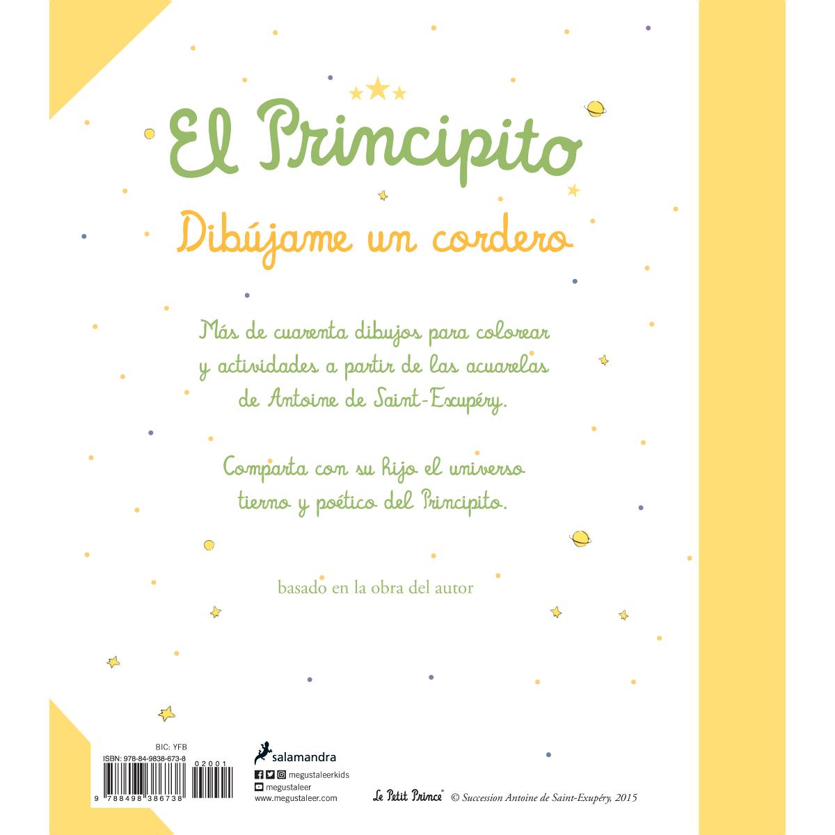 El Principito. Dibújame un cordero: Libro para colorear (Capa mole) 2