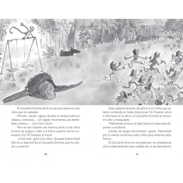 ¡Qué asco de bichos! | El cocodrilo enorme (Colección Alfaguara Clásicos) (Tapa dura) 5