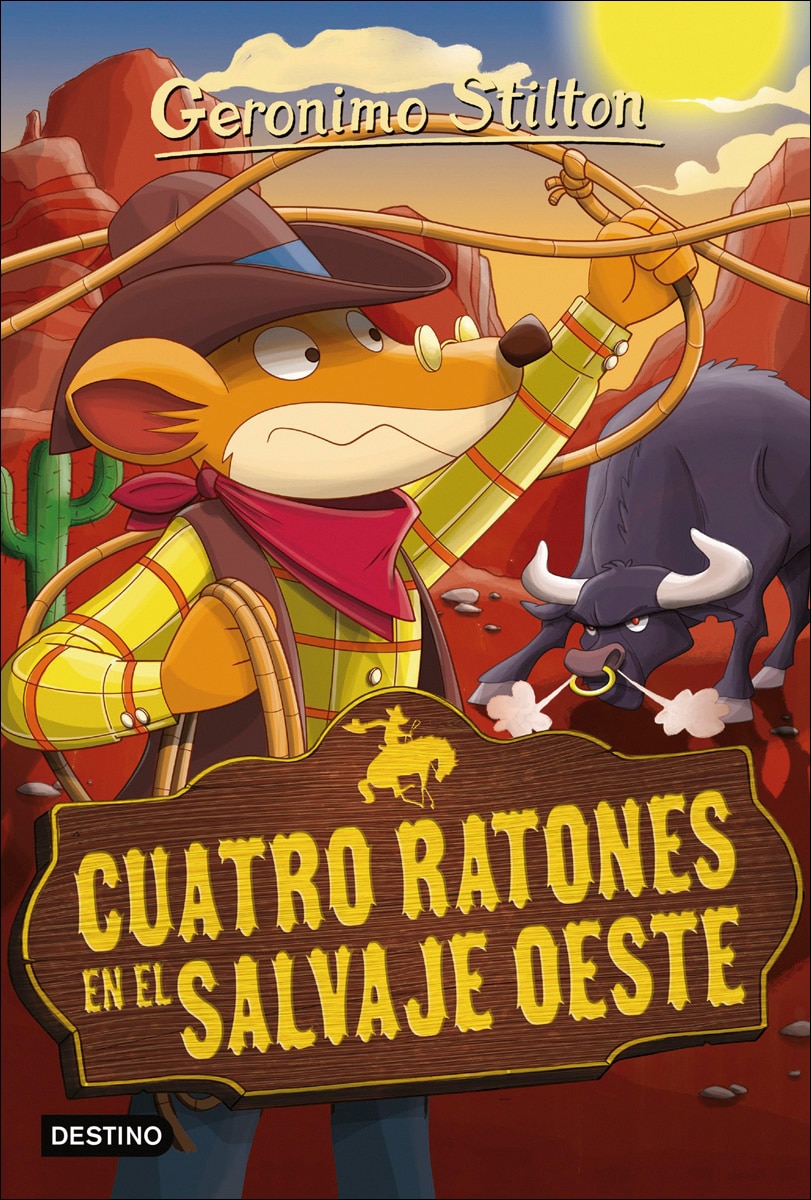 Cuatro ratones en el salvaje oeste: Geronimo Stilton 27 (Capa mole com abas) 1