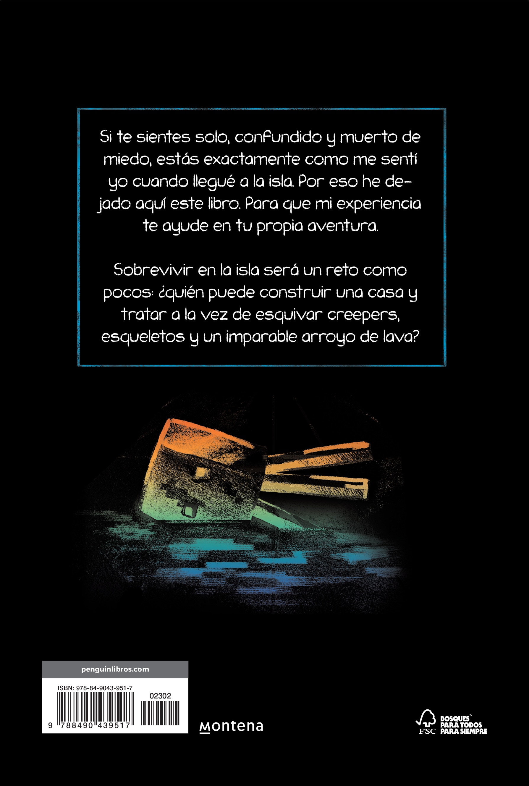 Minecraft: La isla (Novelas de Minecraft 1) (Capa mole) 2