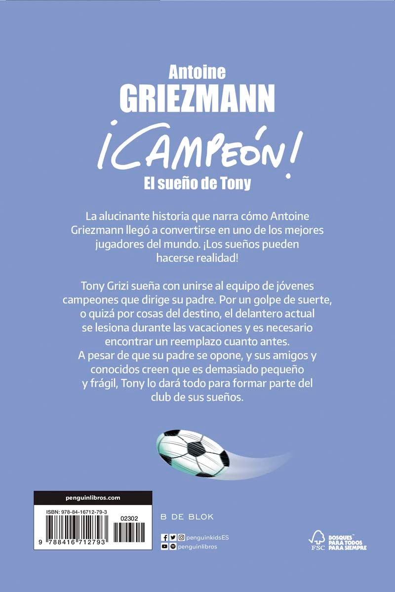 El sueño de Tony (¡Campeón! 1)  (Tapa blanda) 2