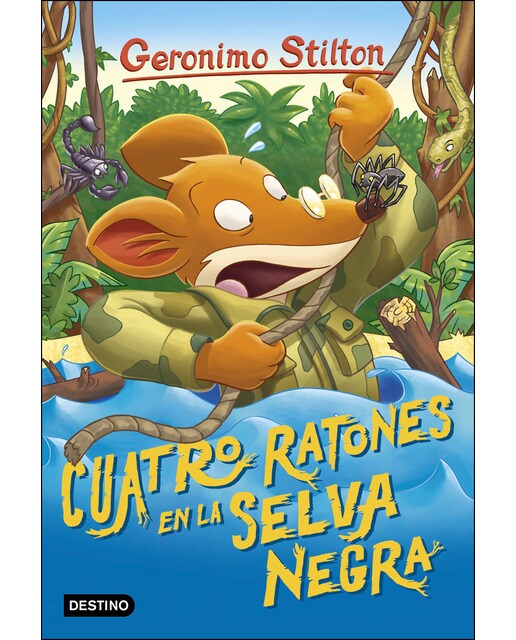 Cuatro ratones en la Selva Negra: Geronimo Stilton 11  (Tapa blanda con solapas) 1