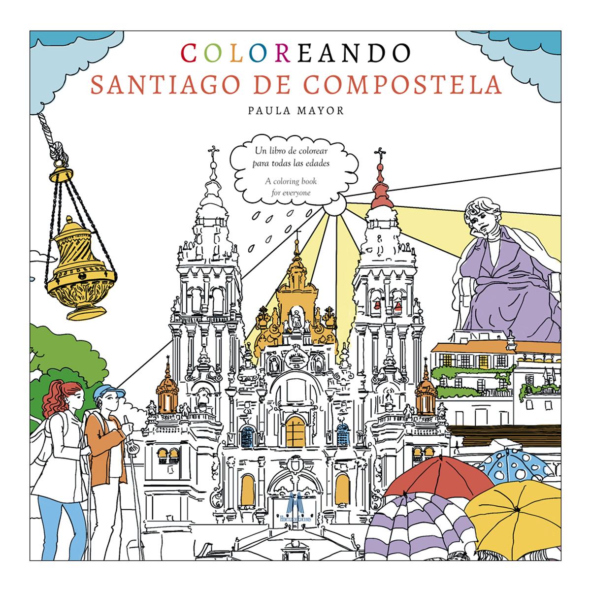 Coloreando Santiago de Compostela