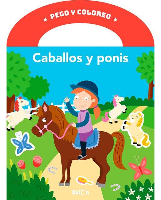 Pego y coloreo - Caballos y ponis