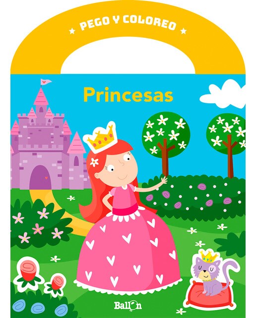 Pego y coloreo - Princesas (Capa mole) 1