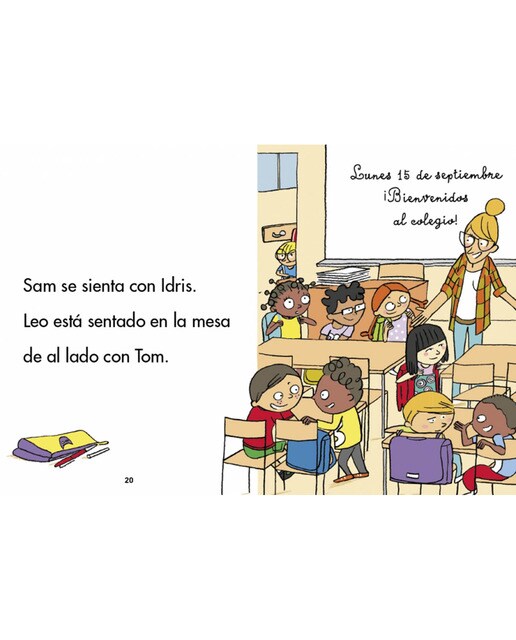 Mi primer día de cole (Aprendo a leer con Sam y Julia): (nivel 1) (Capa mole) 3