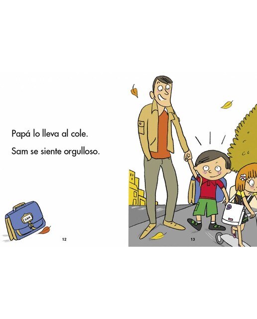 Mi primer día de cole (Aprendo a leer con Sam y Julia): (nivel 1) (Capa mole) 4