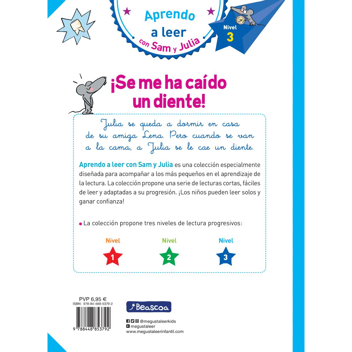 ¡Se me ha caído un diente! (Aprendo a leer con Sam y Julia): (nivel 3) (Capa mole) 2