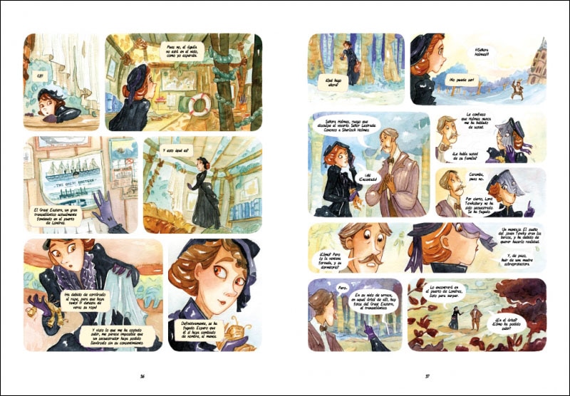 Enola Holmes y el misterio de la doble desaparición (Enola Holmes. La novela gráfica 1): La historia de la película (Capa dura) 8