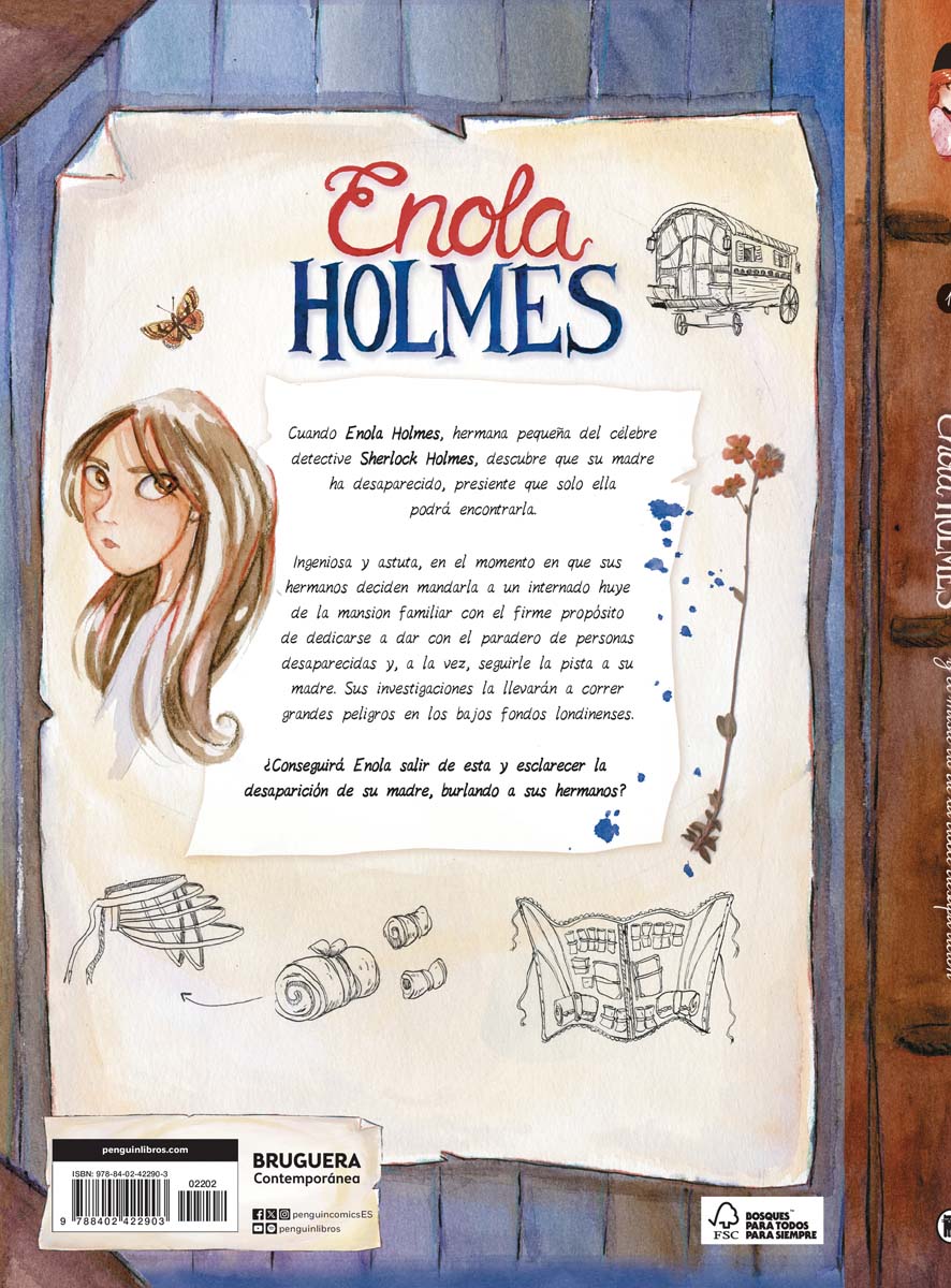 Enola Holmes y el misterio de la doble desaparición (Enola Holmes. La novela gráfica 1): La historia de la película (Capa dura) 9