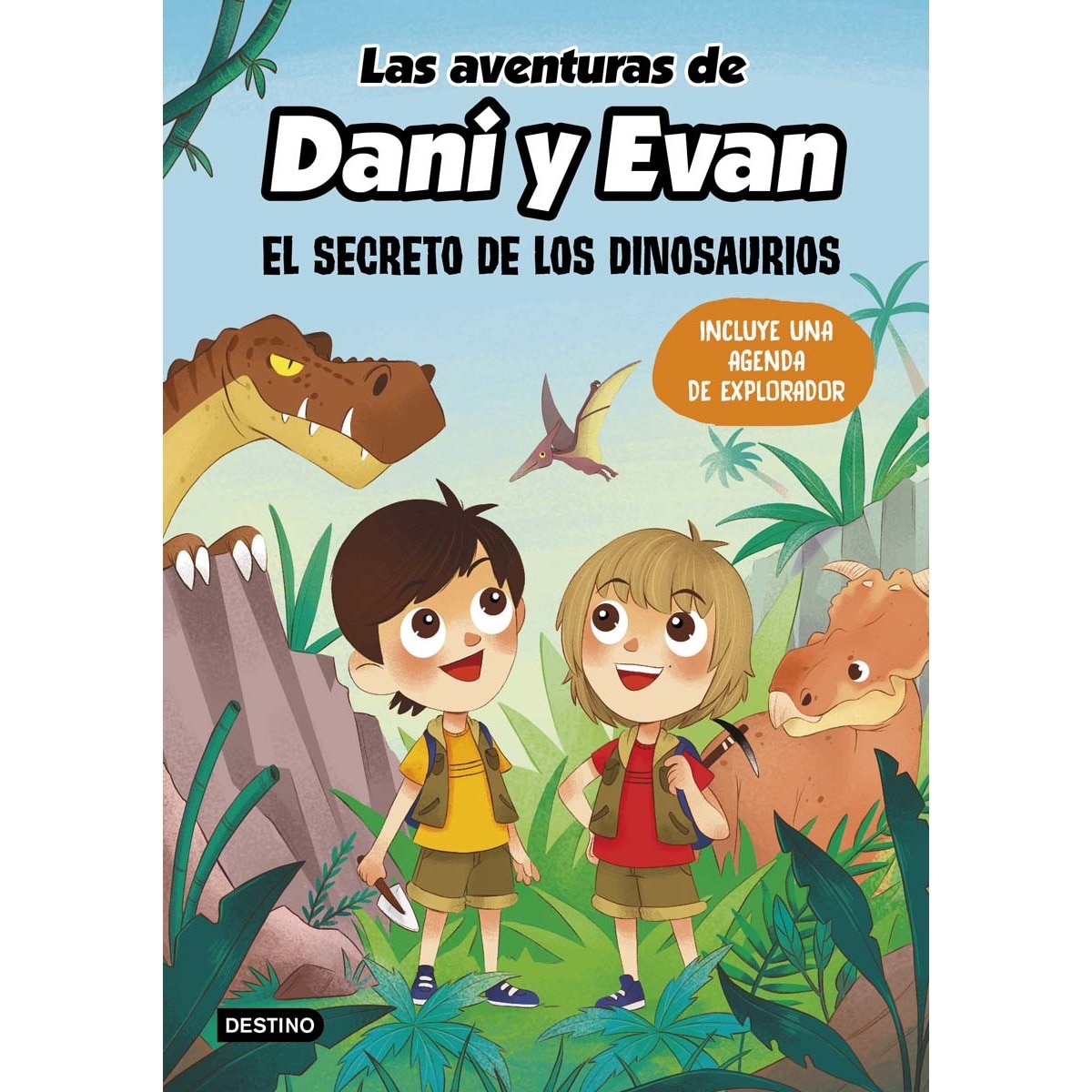 Imagen 0 de Las aventuras de Dani y Evan. El secreto de los dinosaurios  (Tapa dura)