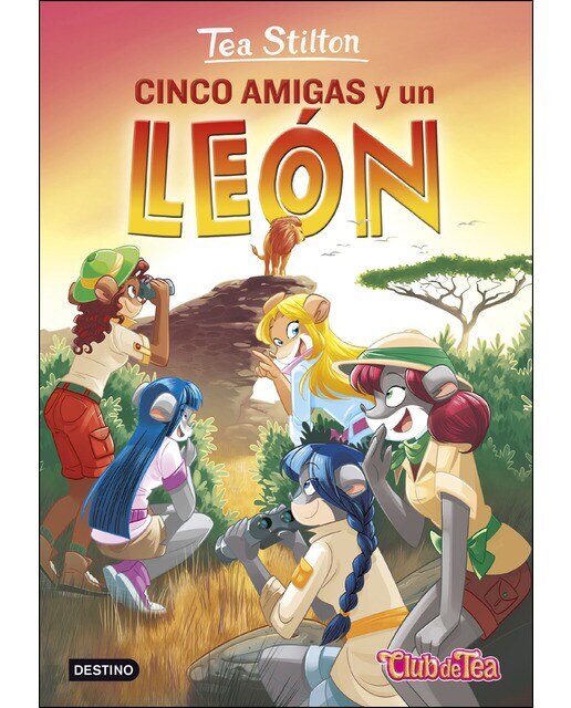 Cinco amigas y un león: Tea Stilton 17 (Capa dura) 1