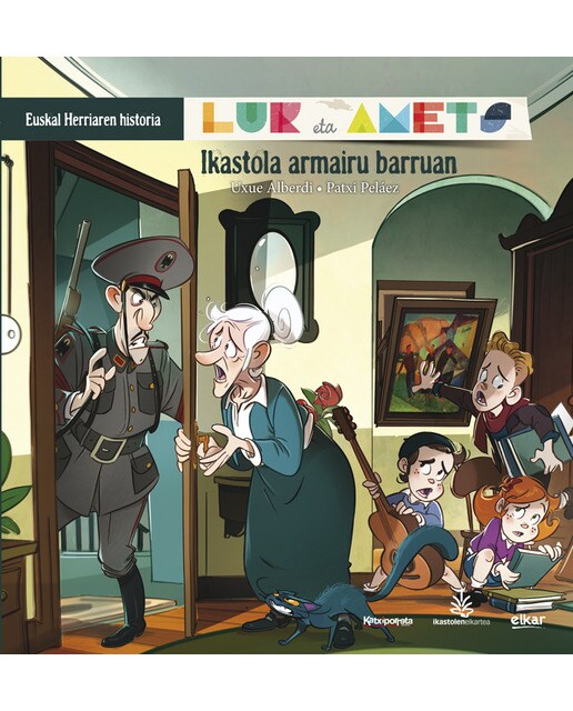 Ikastola armairu barruan: Lur eta Amets. Euskal Herriaren historia (Capa mole) 1