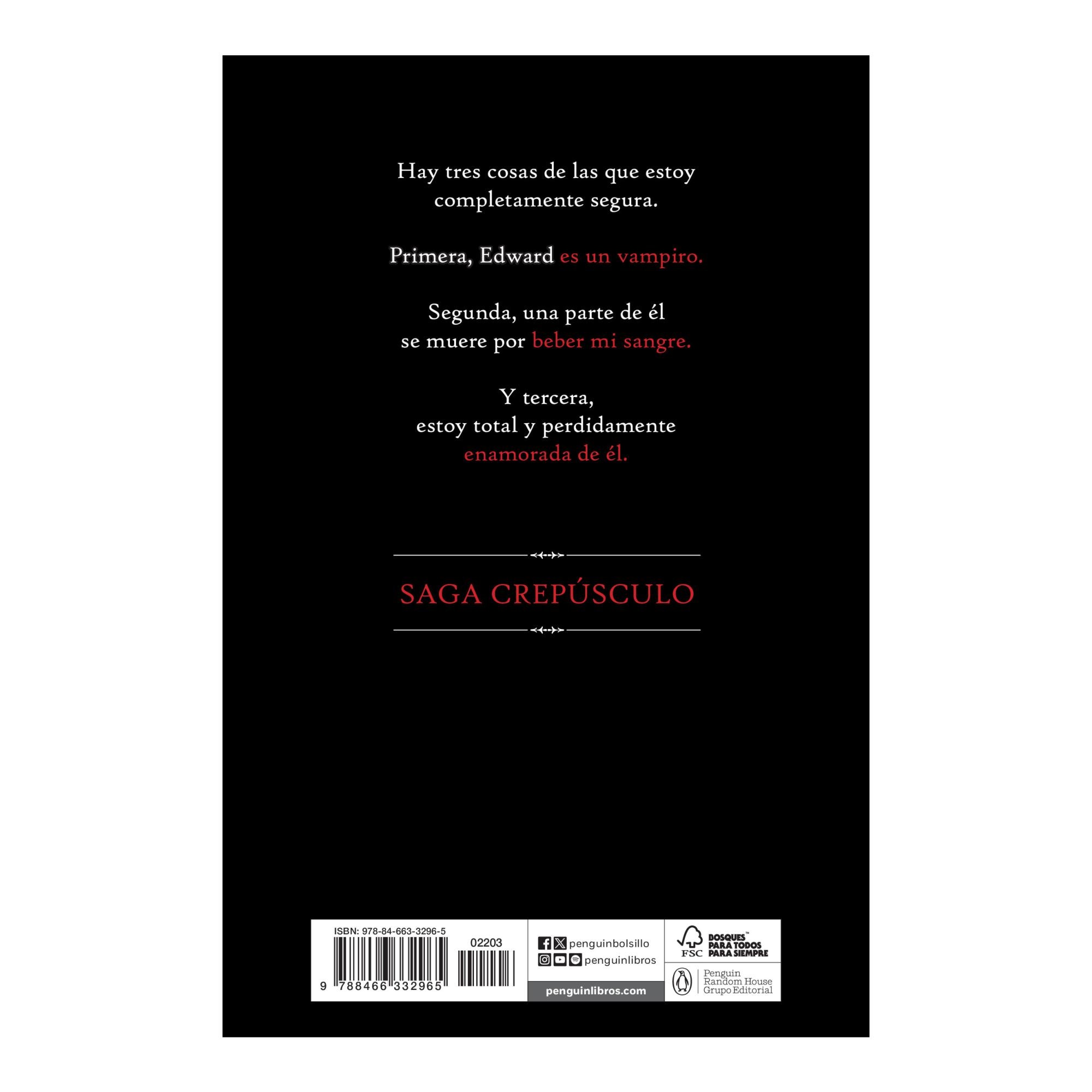 Imagen 2 de Crepúsculo (Saga Crepúsculo 1)  (Bolsillo) (Tapa blanda)