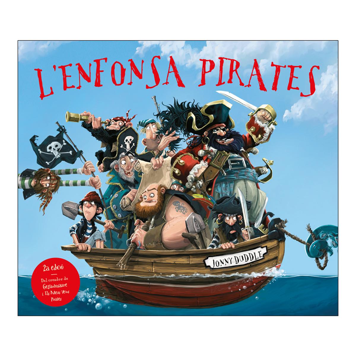 Imagem 0 de L'enfonsa pirates: Llibre de pirates per a nens de 4 anys: de l'il·lustrador de Harry Potter! Llibre en català (Capa dura)
