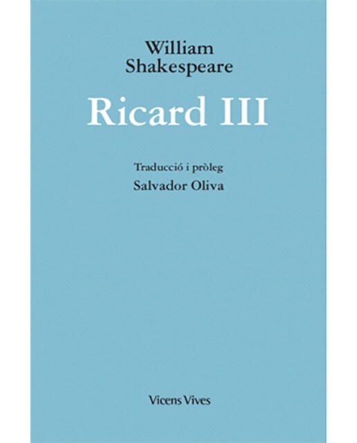 Imagen 0 de RICARD III (ED. RUSTICA)  (Tapa dura)