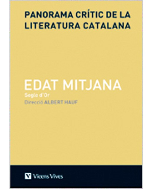 Panorama Critic Literatura Catalana Edat M. Vol Ii (Capa dura) 1