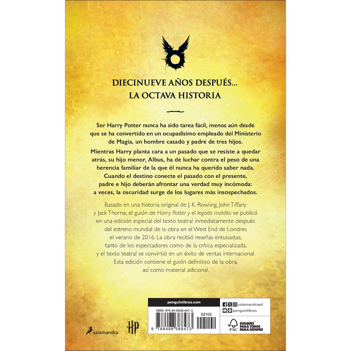 Harry Potter y el legado maldito (Harry Potter 8): Partes uno y dos (Capa mole) 2