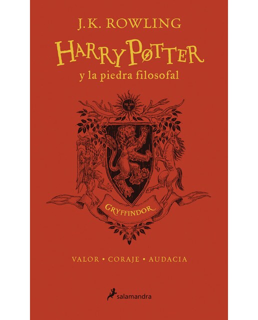 Imagen 0 de Harry Potter y la piedra filosofal (Harry Potter, 1) Edición de las casas Hogwarts. Gryffindor: Valor · Coraje · Audacia (Tapa dura)