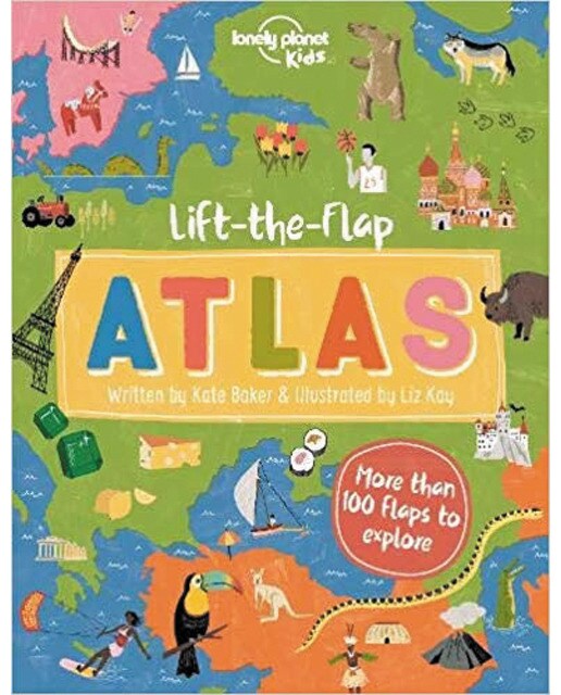 Lonely Planet Lift-the-flap Atlas 2020