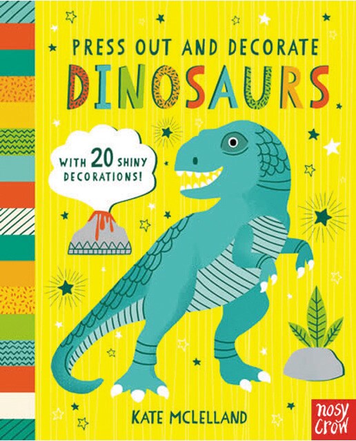 Press out and decorate: dinosaurs 1