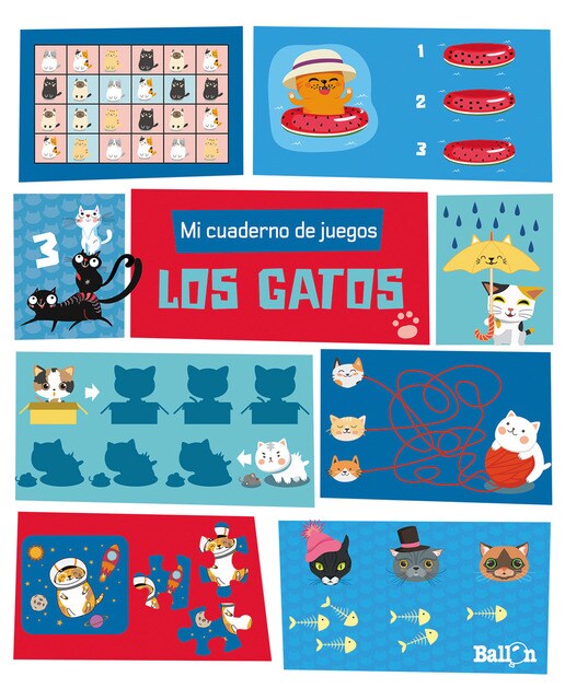 MI CUADERNO DE JUEGOS - LOS GATOS 1