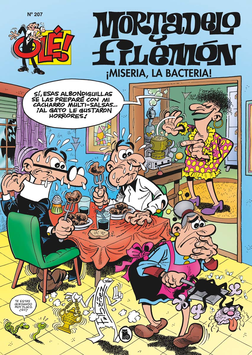 Imagem 0 de Mortadelo y Filemón. ¡Miseria, la Bacteria! (Olé! Mortadelo 207) (Capa mole)