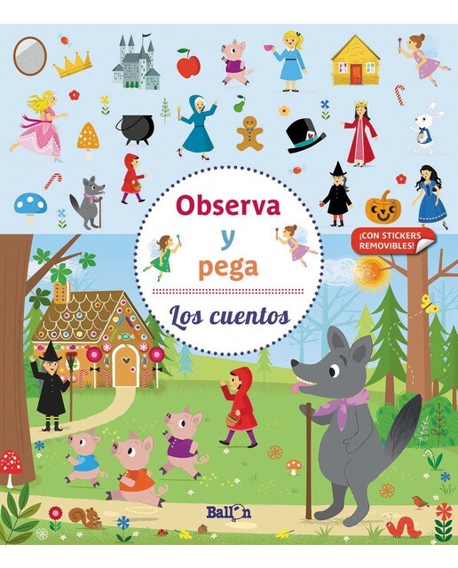 OBSERVA Y PEGA - LOS CUENTOS