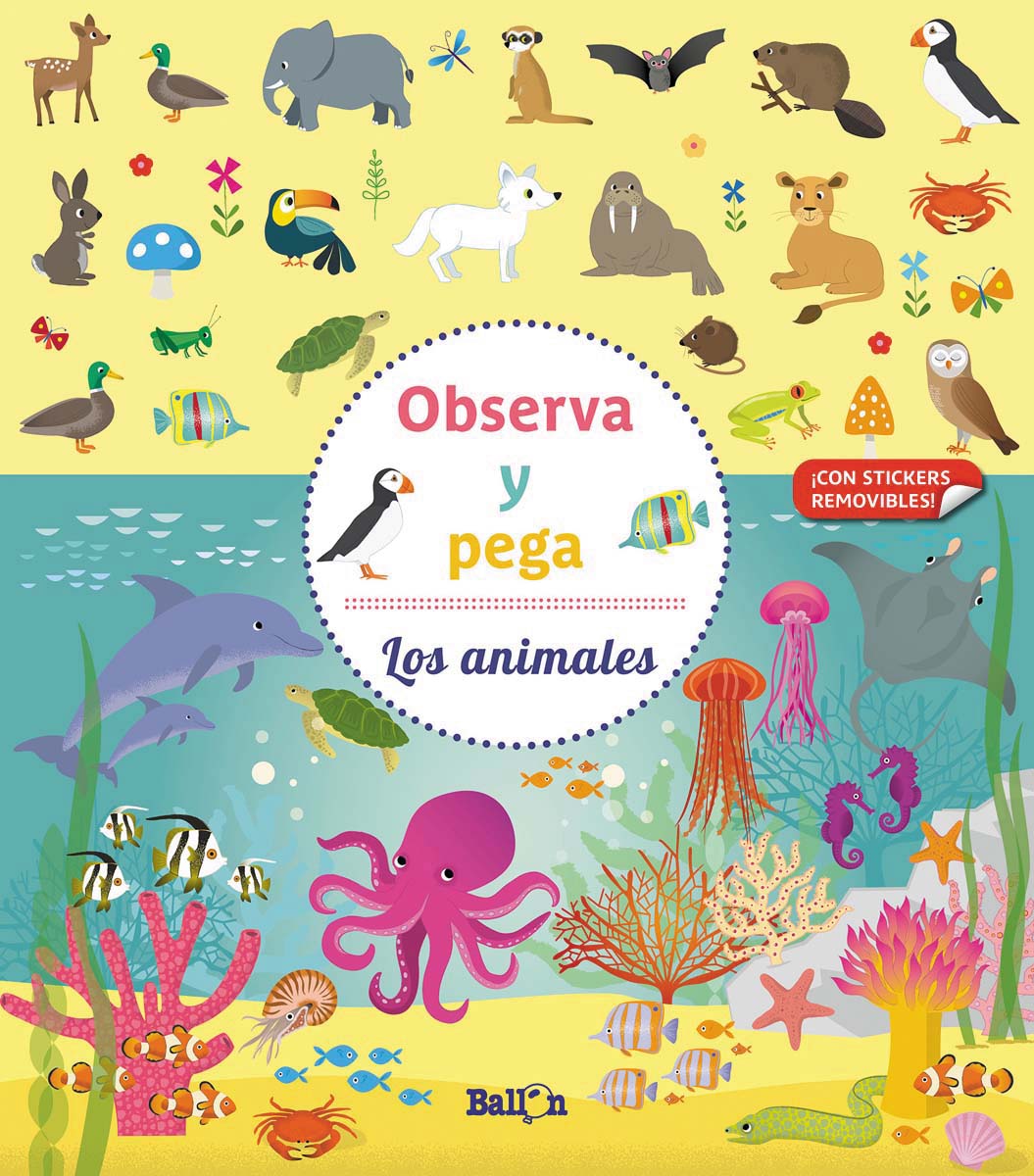 OBSERVA Y PEGA - LOS ANIMALES