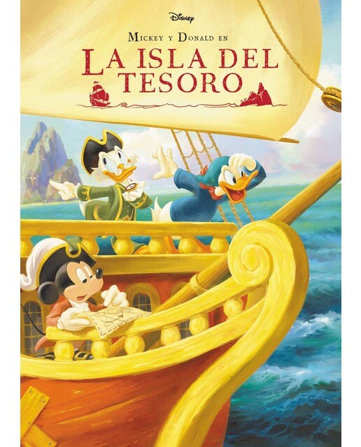 Imagen 1 de Mickey y Donald en La Isla del Tesoro: Cuento  (Tapa dura)