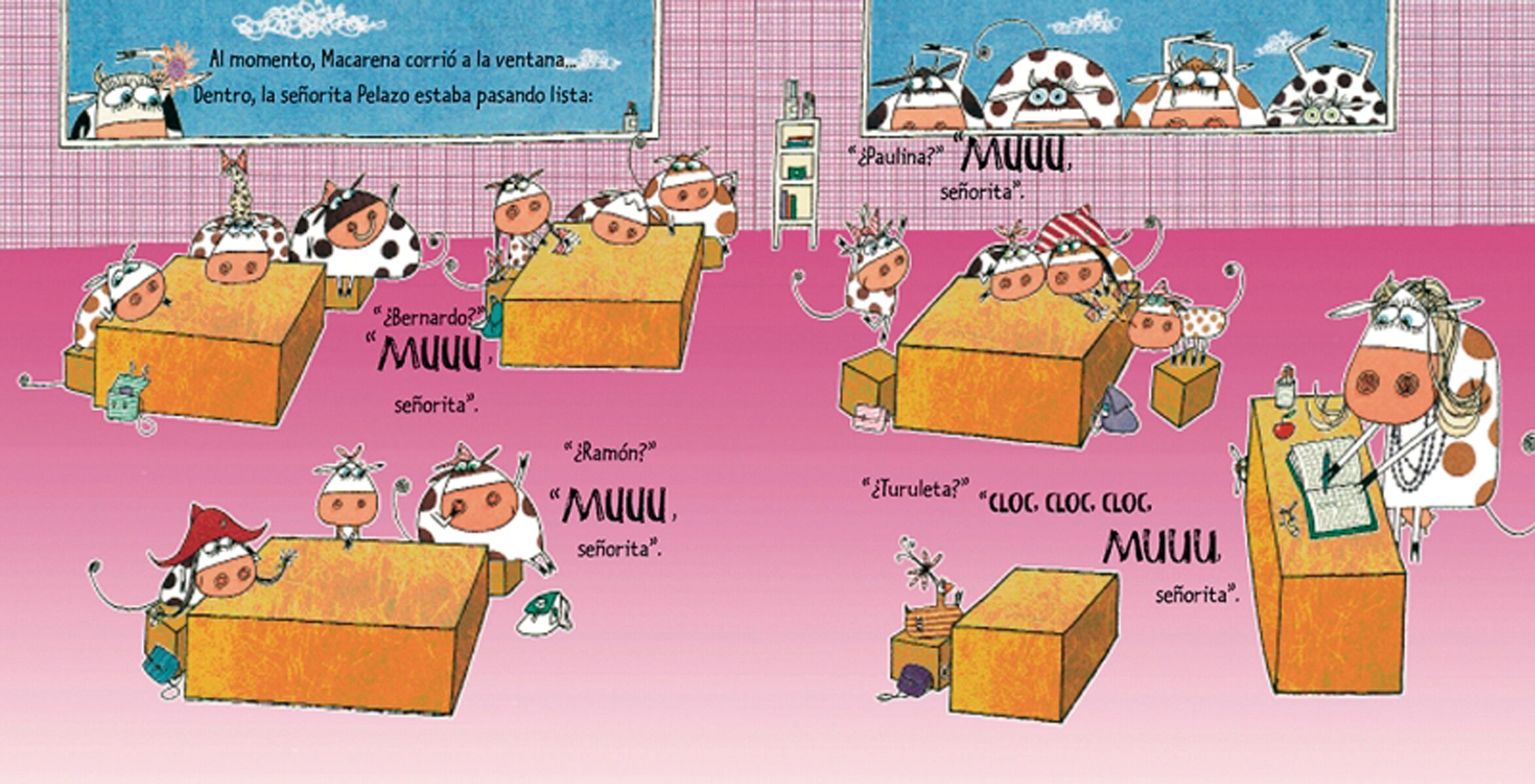 La vaca que fue al cole (La vaca)  (Tapa dura) 4