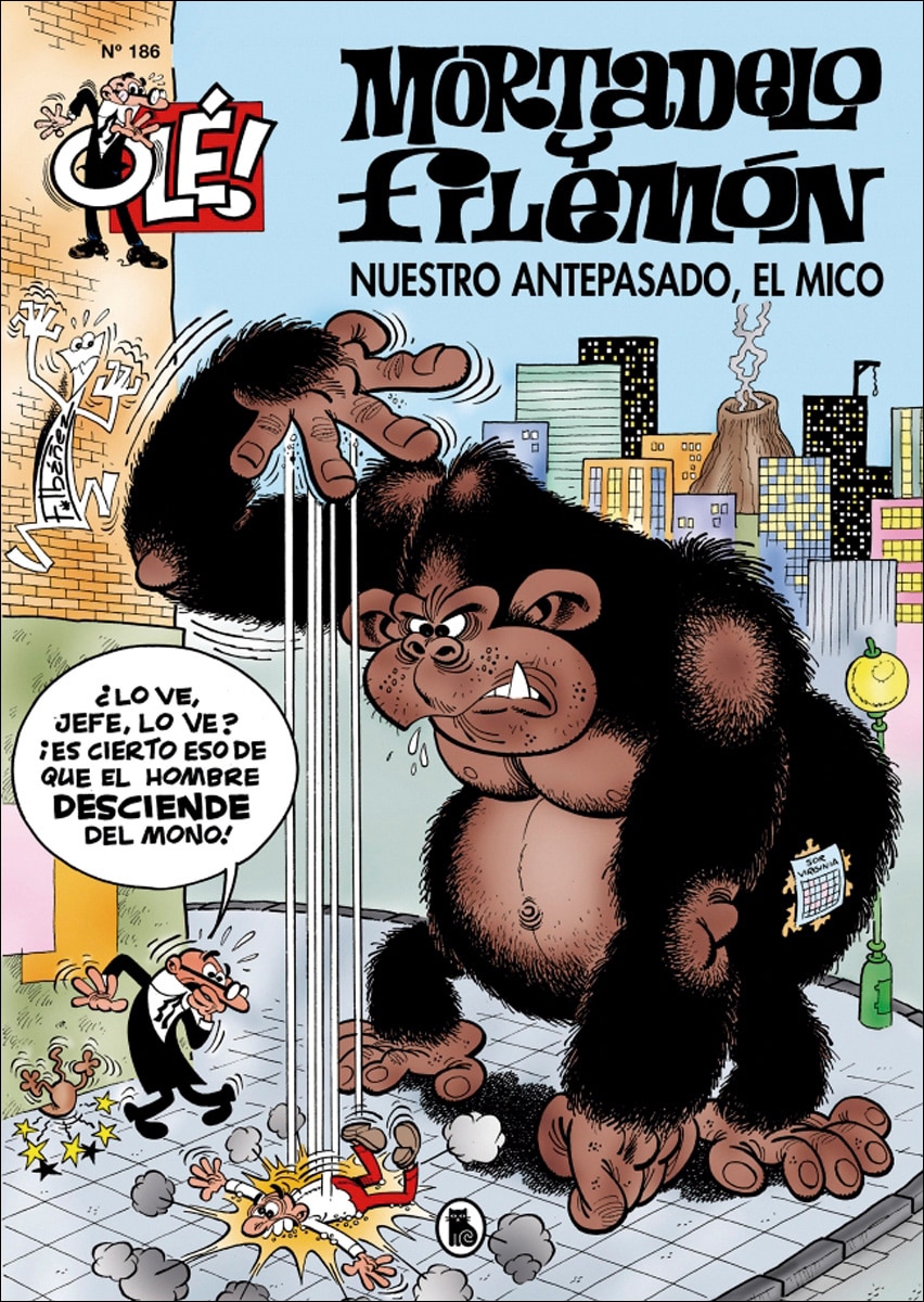 Imagem 0 de Mortadelo y Filemón. Nuestro antepasado, el mico (Olé! Mortadelo 186) (Capa mole)