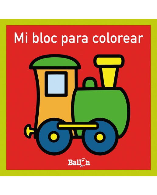 MI BLOC PARA COLOREAR - TREN