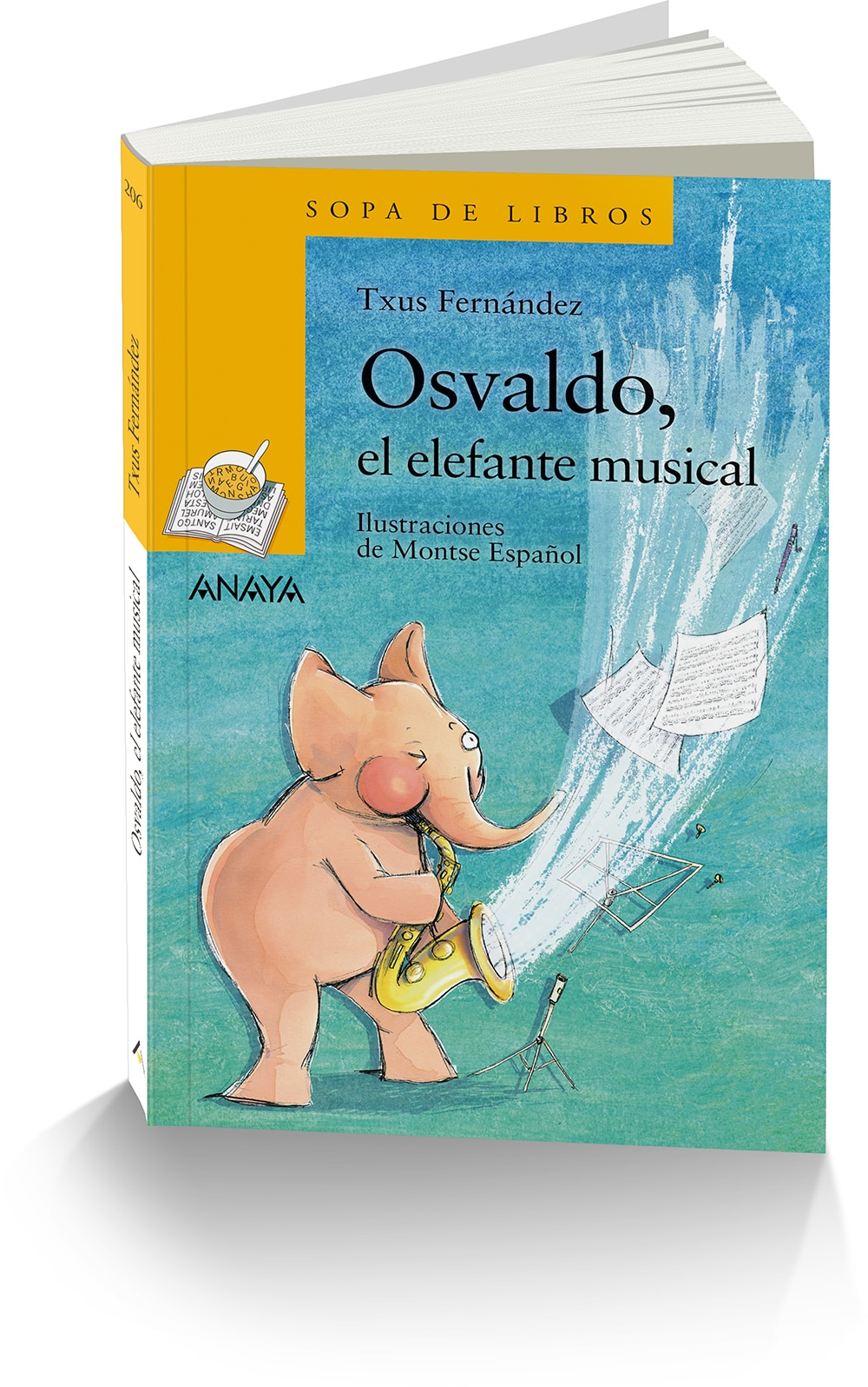 Osvaldo, el elefante musical  (Tapa blanda con solapas) 2