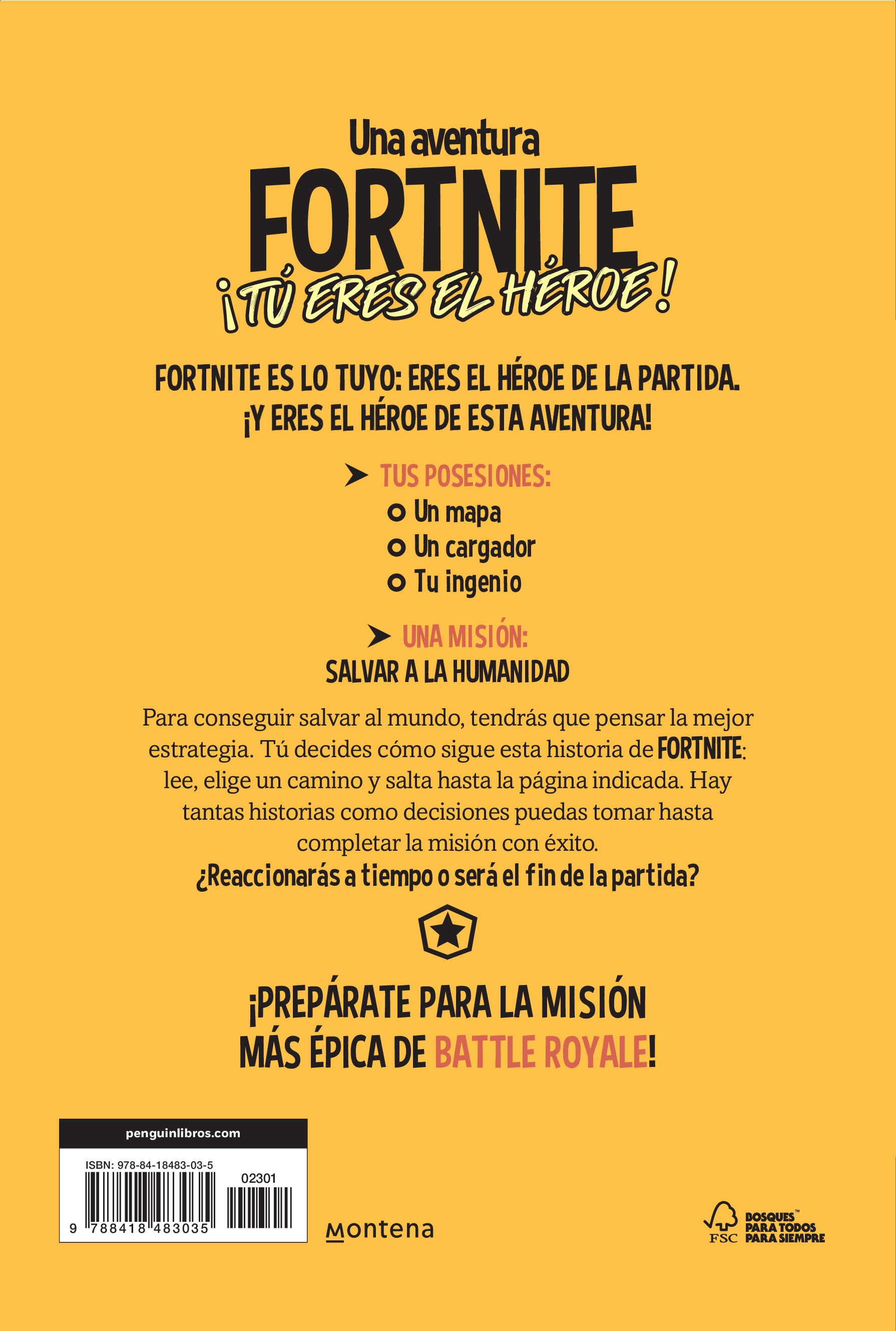 Una aventura FORTNITE. ¡Tú eres el héroe! - Misión en Battle Royale: Novela de Fortnite no oficial (Capa mole) 2