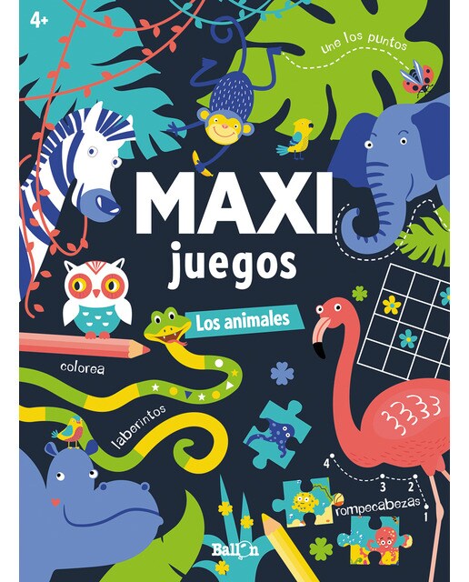 MAXI JUEGOS - LOS ANIMALES (Capa mole) 1