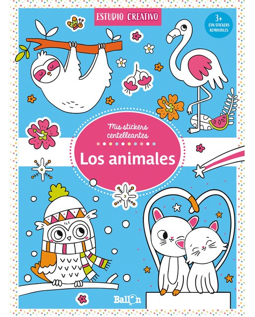 LOS ANIMALES - STICKERS CENTELLEANTES (Capa mole) 1