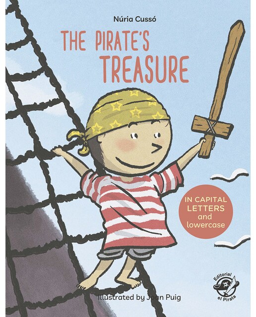 Imagem 0 de The Pirate's Treasure: English Children&s Books - Learn to Read in CAPITAL Letters and Lowercase : Stories for 4 and 5 year olds (Capa mole)